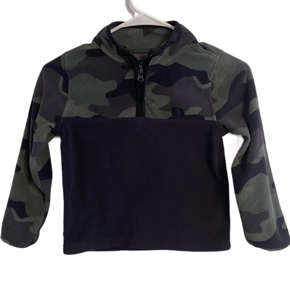 OshKosh B'gosh Fleece 1/4 Zip Pullover Size 7 - Picture 1 of 3